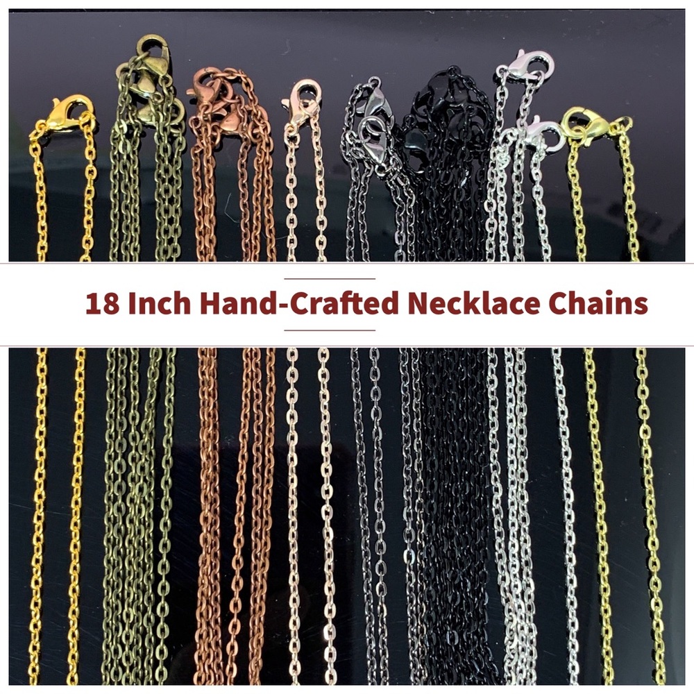 COPY - 18 inch Chain Necklaces Handmade, 8 Colors Available
